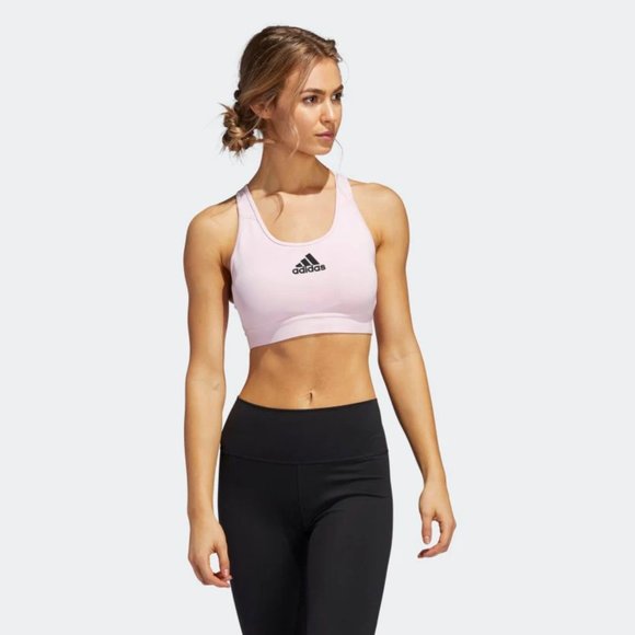 Adidas Padded Pink Sports Bra - Picture 1 of 4